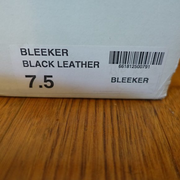 Steve Madden Black Leather Bleeker Platform Lug Chelsea Boot - Picture 6 of 6